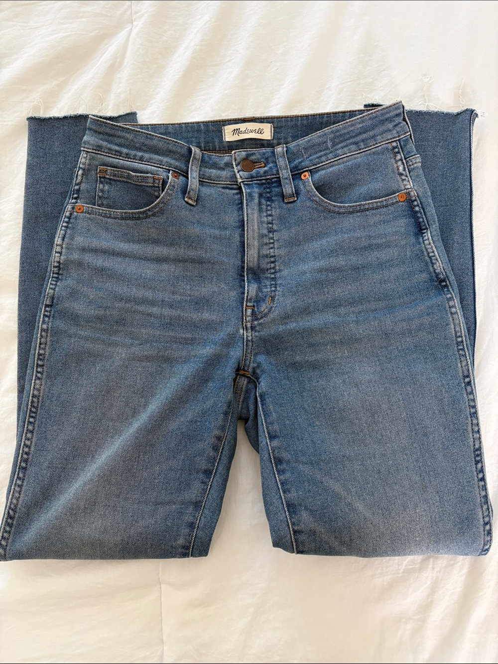 Madewell Women’s Light Blue Slim Straight Jeans